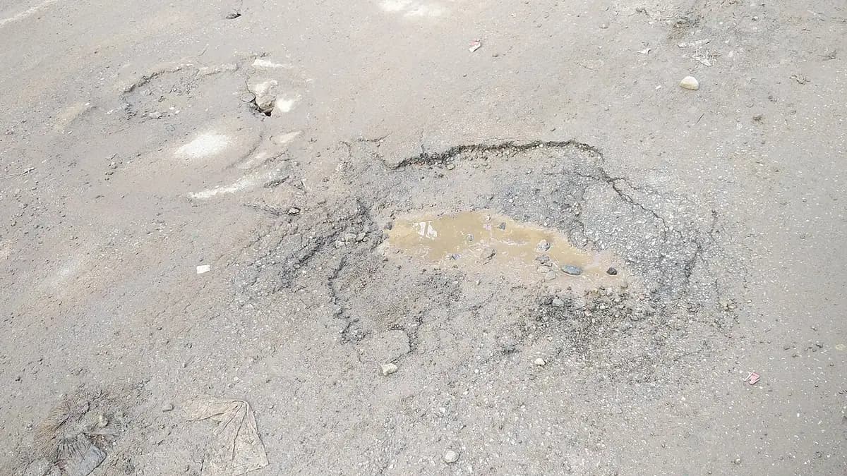 Pothole photo reported 1 Oct 2026